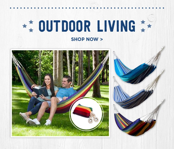 Outdoor living. Shop now.