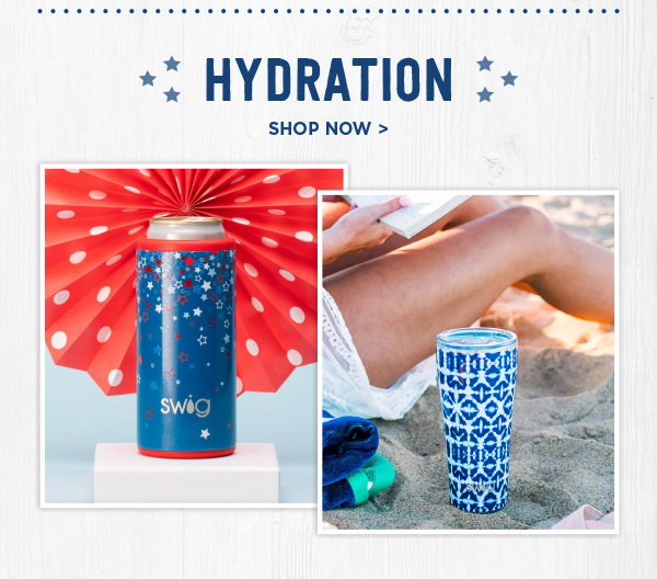Hydration. Shop now.