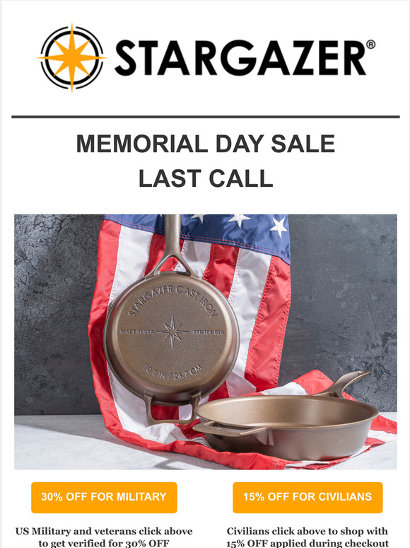 Last Call - Sale Ends Tonight!