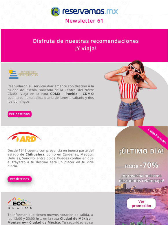  Viaja Seguro y ms recomendaciones
