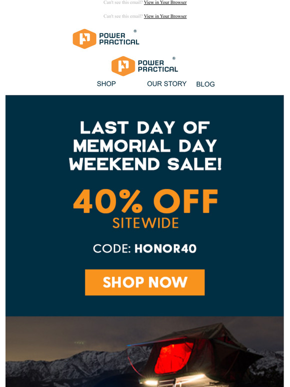 It's Memorial Day!