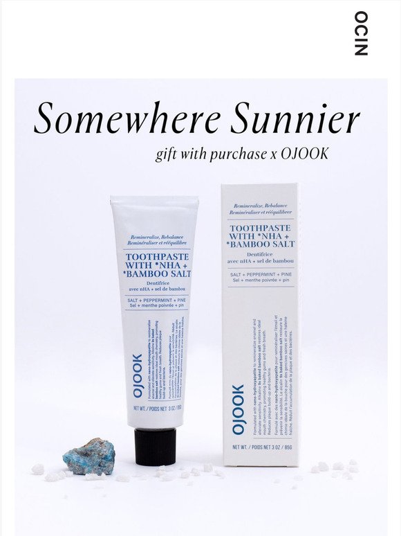 Somewhere Sunnier Gift with OJOOK