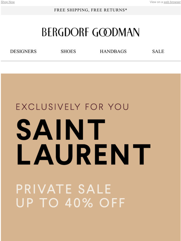 ysl private sale 2021