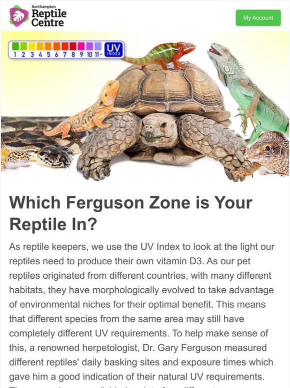 Reptile Centre Which Ferguson Zone is Your Reptile In? Find Out Now
