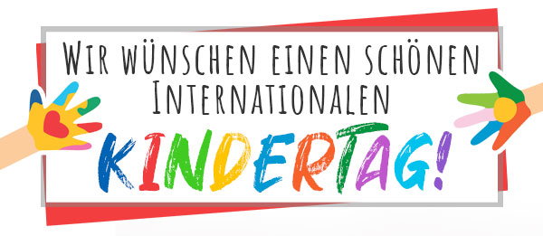 Wir wünschen einen schönen Kindertag! 