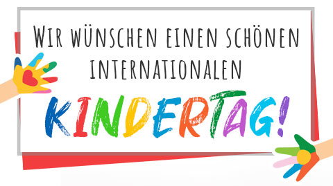 Wir wünschen einen schönen Kindertag! 