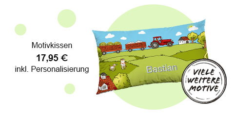Motivkissen inkl. Personalisierung