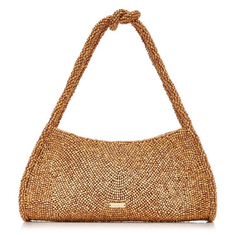 Tala Wood Bead Shoulder Bag
