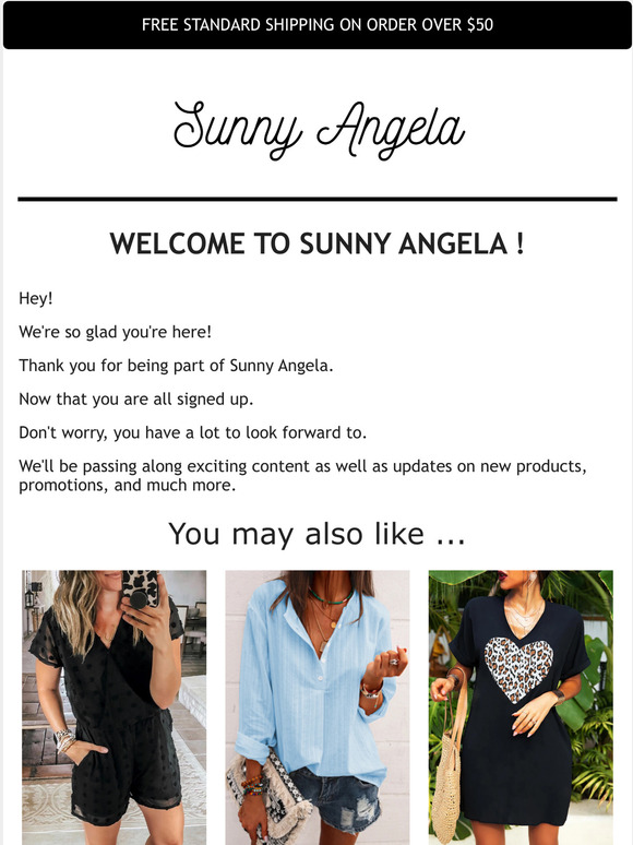 Welcome To Sunny Angela ! Thanks For Your Signing Up !