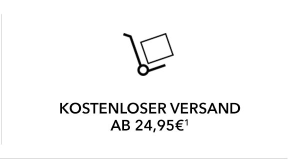 Kostenloser Versand ab 24,95 €