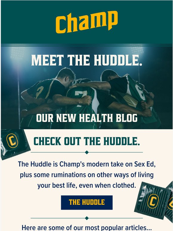 Introducing The Huddle.