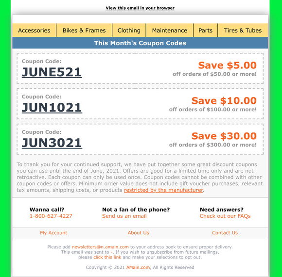 nashbar promo code