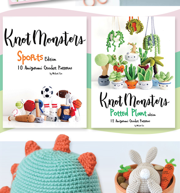 Knotmonsters: Balloon Animal Edition: 12 Amigurumi Crochet Patterns  (Paperback)