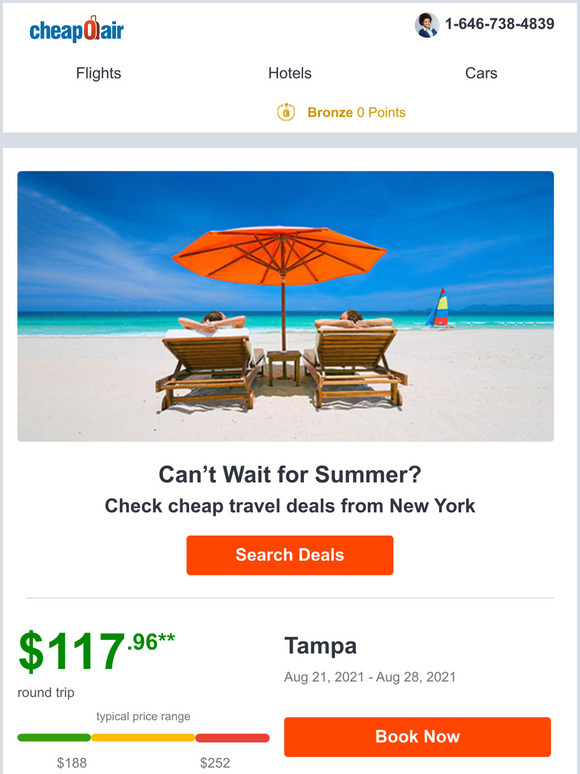 CheapOair: June Flight Deals! Fly Round Trip From $59.80 | Milled