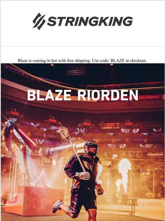 Meet Blaze Riorden...and Free Shipping!