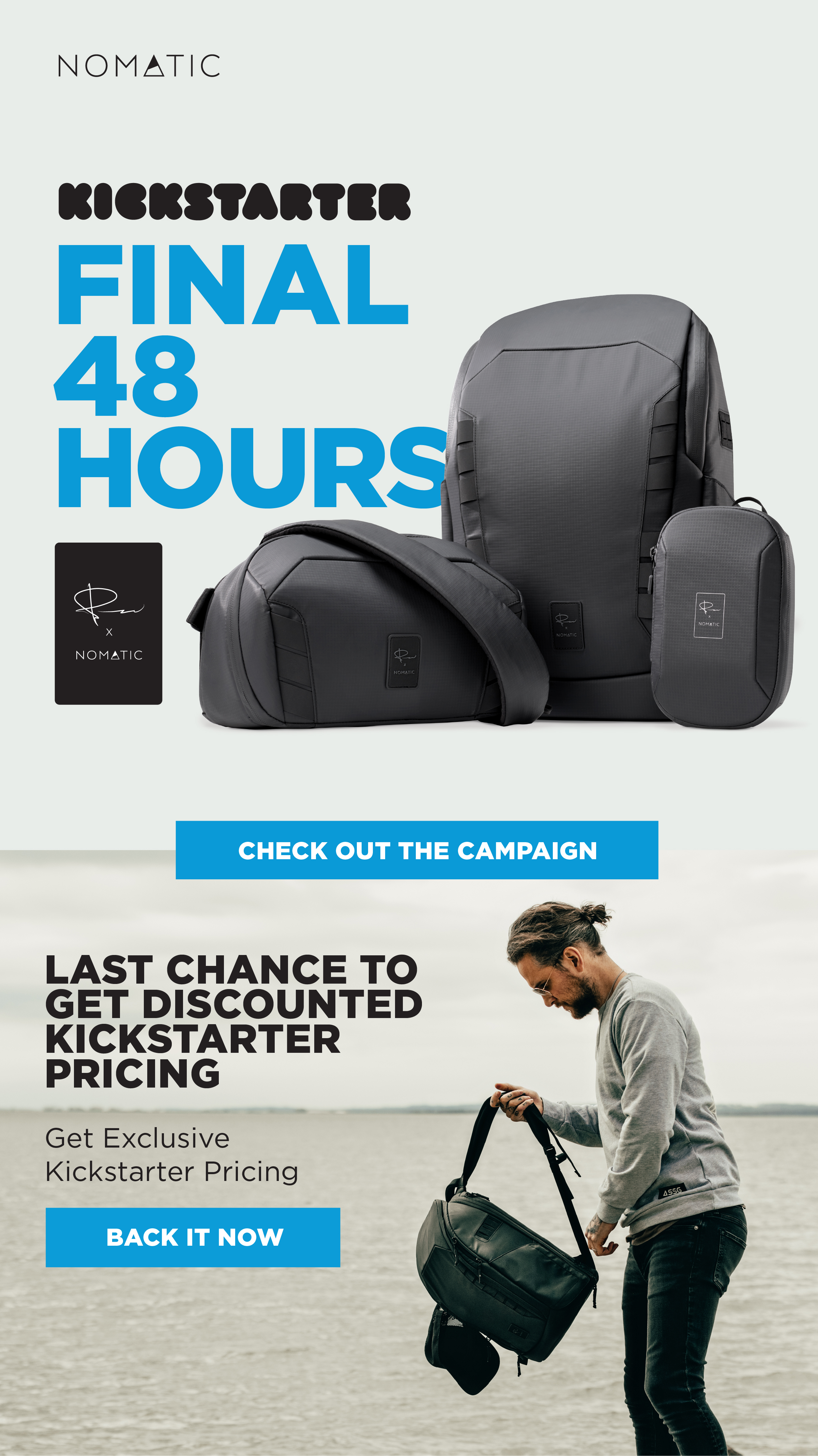 Nomatic backpack outlet kickstarter