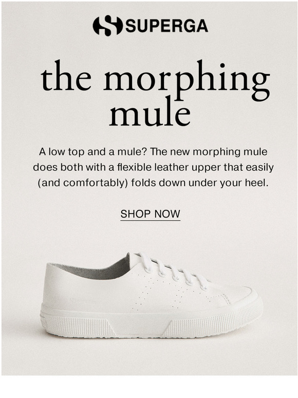 superga morphing mule