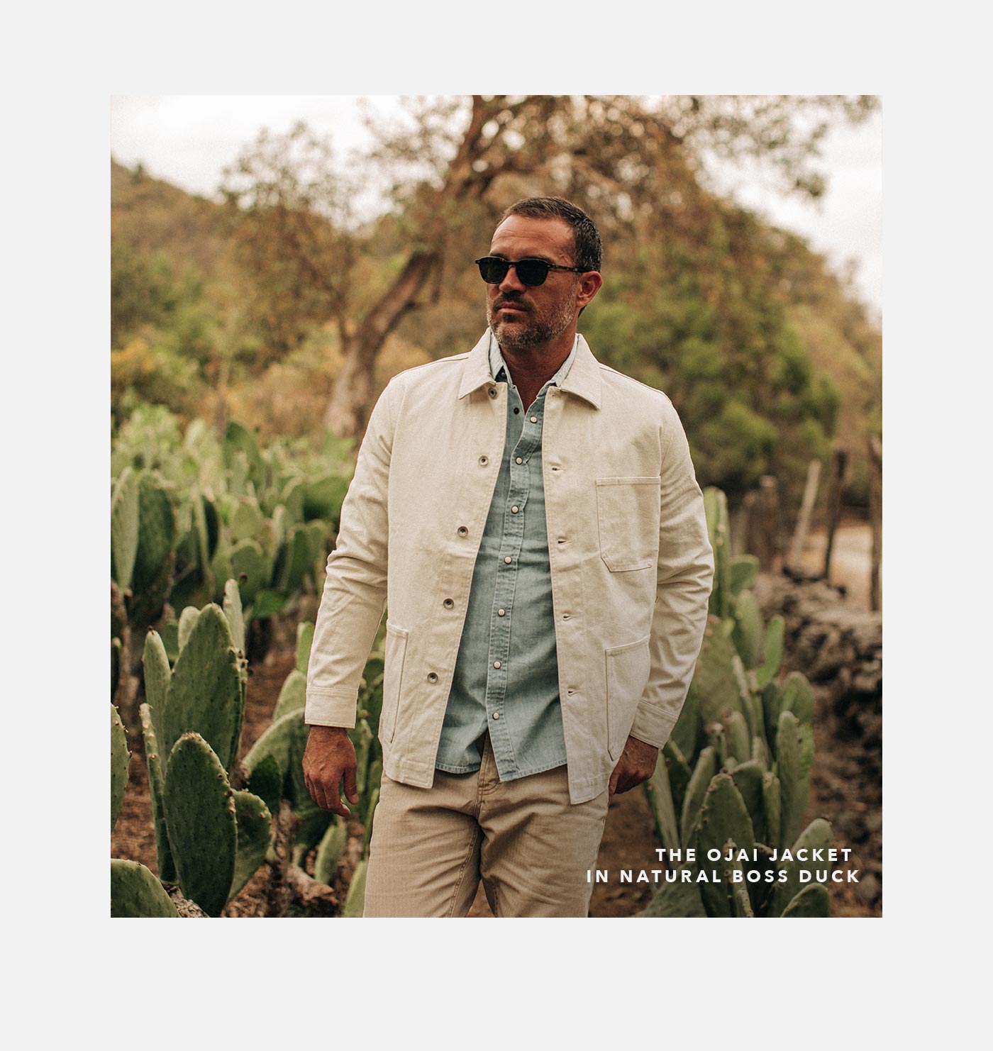 The Ojai Jacket in Natural Boss Duck