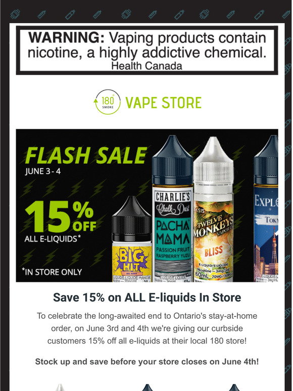 180 Smoke Vape Store Email Newsletters Shop Sales Discounts And Coupon Codes Page 3