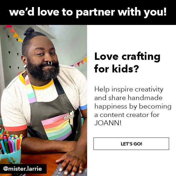 We'd love to partner with you! Love crafting for kids? LETS GO! @mister.larrie