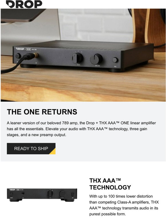 Drop Simple Yet Amazing Amplification In Stock Now Milled