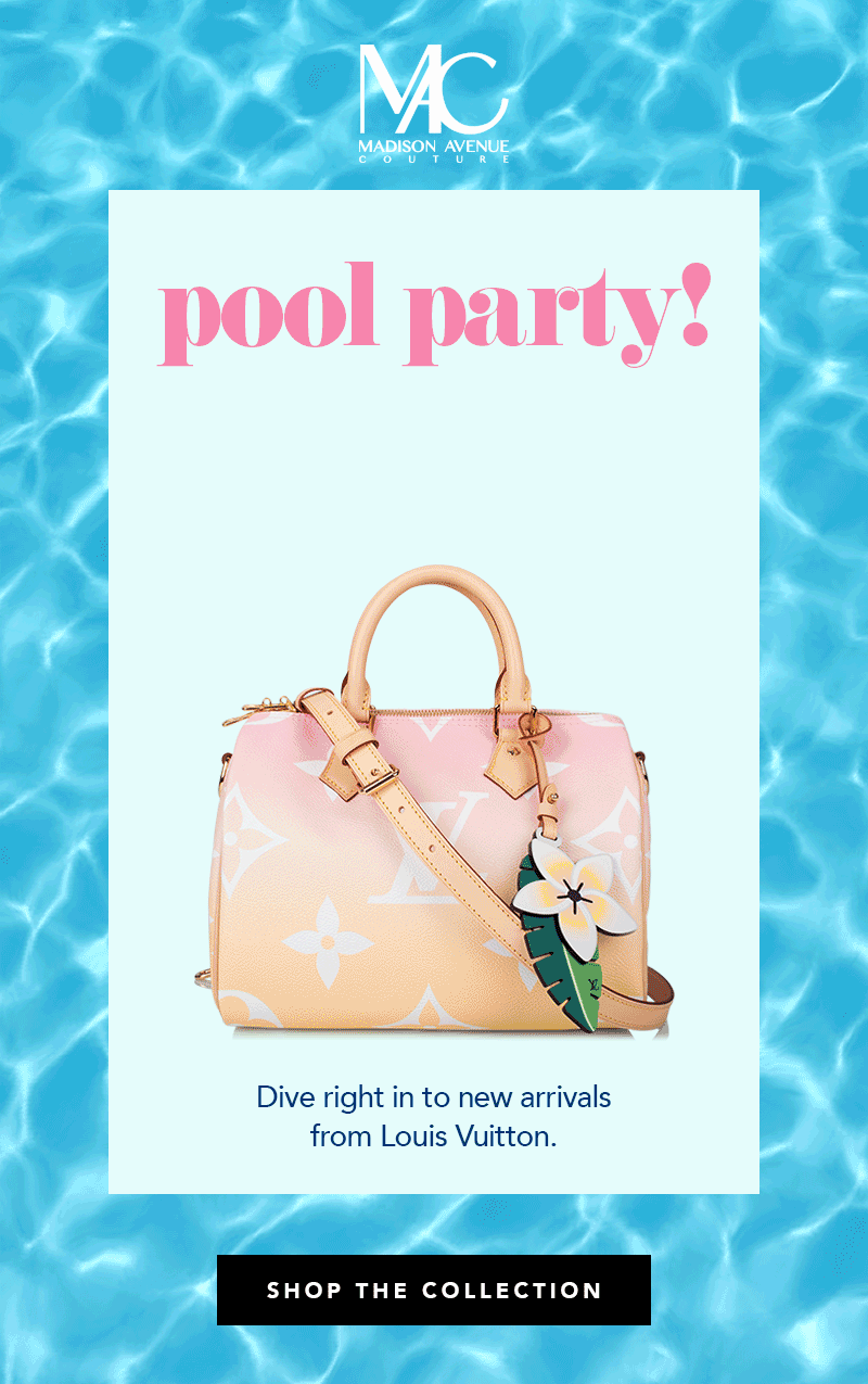 Madison Avenue Couture: Louis Vuitton By The Pool