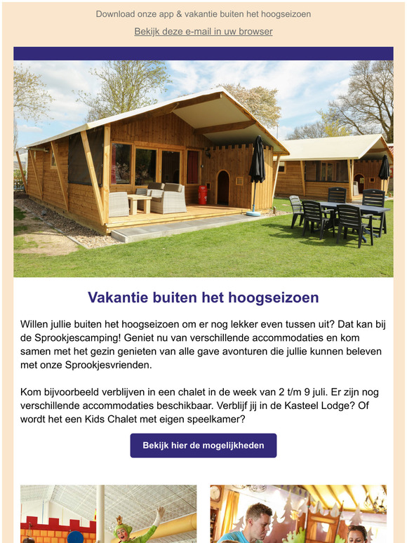 Vakantie buiten het hoogseizoen & zwembad weer open