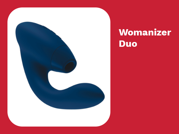 Womanizer Duo. Luchtdrukstimulator met G-spotvibrator