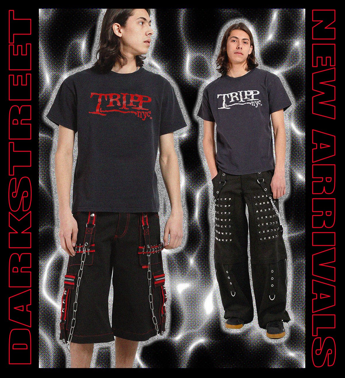Tripp NYC Harness Dark Street Pants [BLACK]