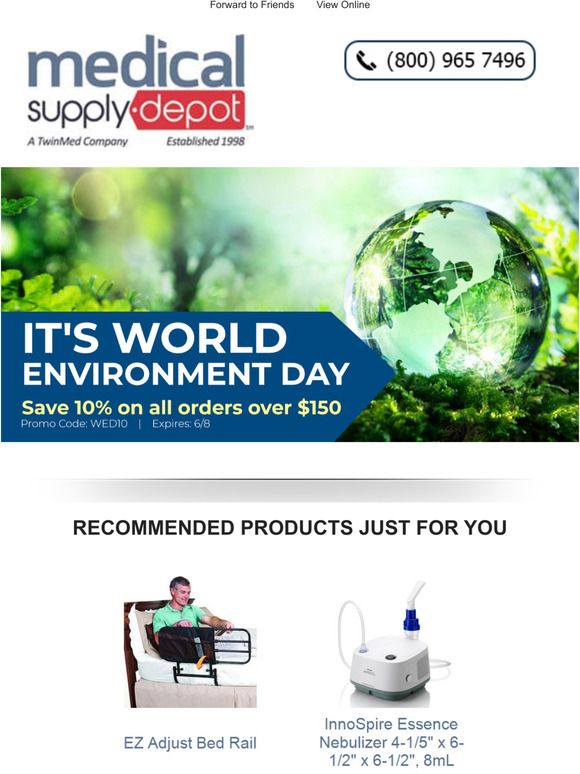 Medical Supply Depot Celebrate World Environment Day With Savings Milled