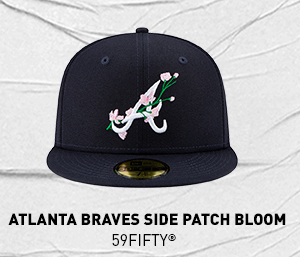 mlb side patch bloom fitted hats