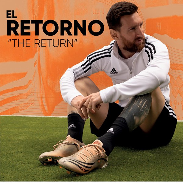 Soccerpro Com Messi Adidas Are Back With The New El Retorno The Return X Speedflow 1 Boots Shop Now Milled