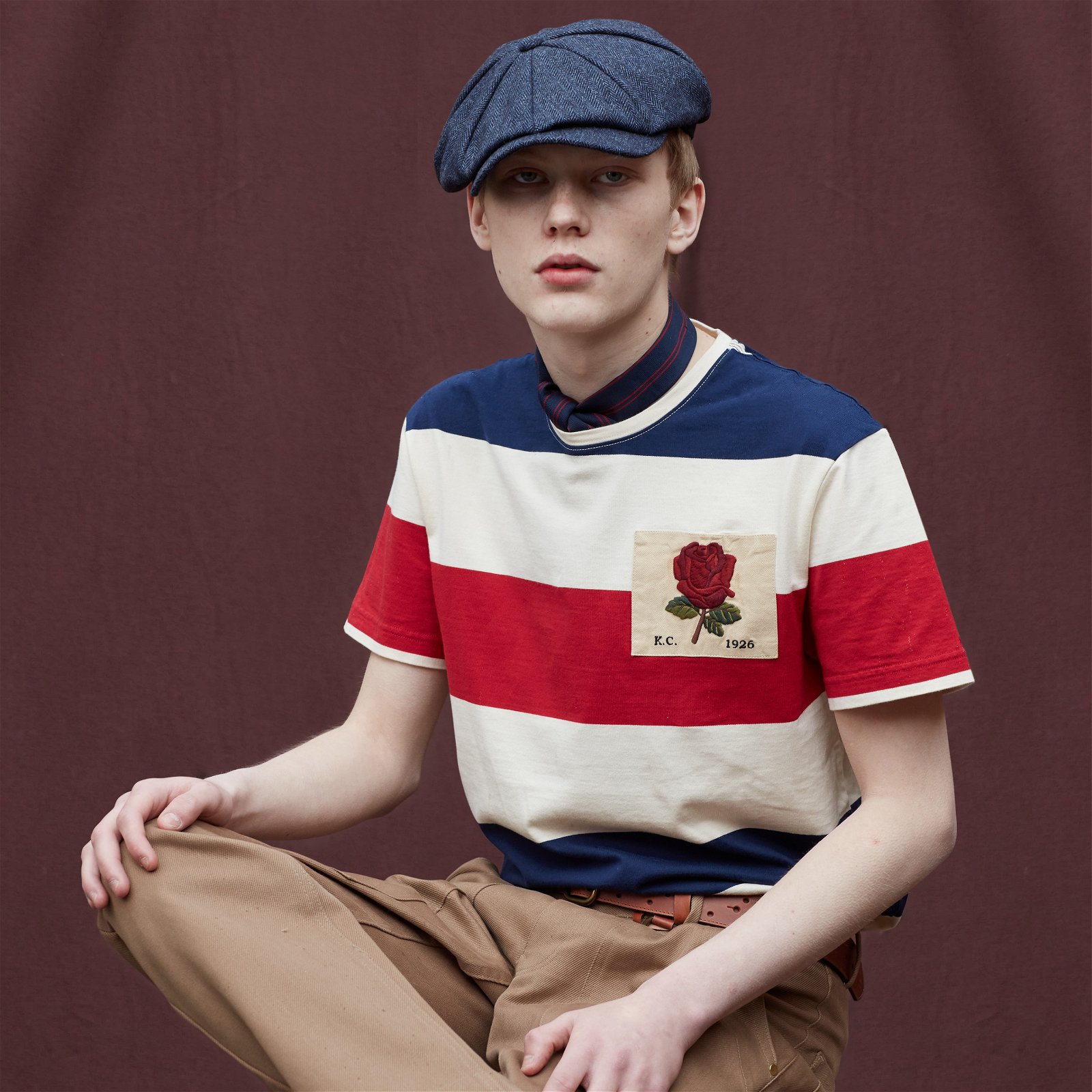 surfing initial ødemark Kent & Curwen: Shop The Iconic Rose Patch T-Shirt | Milled