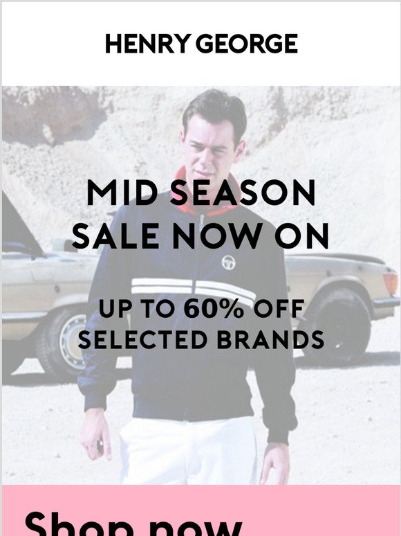 It's Mid-Season Sale Time - Up To 60% Off!