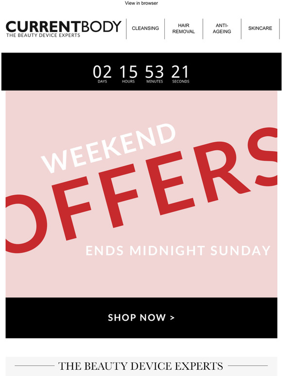 Our Weekend Sale is live!