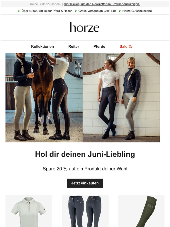 Horze CH: Spare 22 % auf ein Produkt deiner Wahl | Milled