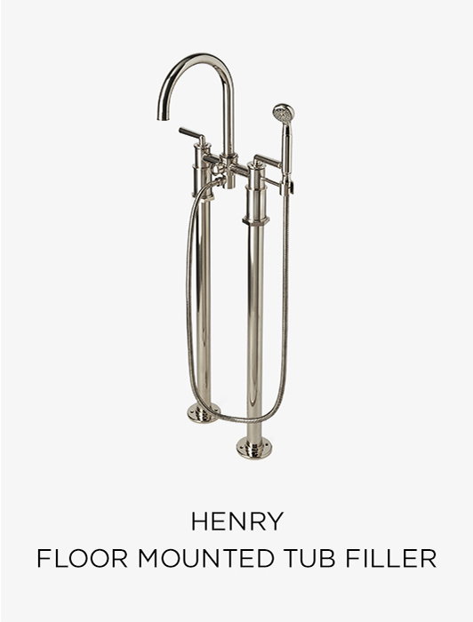 HENRY FLOOR MOUNTED TUB FILLER