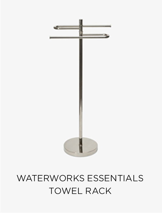 WATERWORKS ESSENTIALS TOWEL RACK