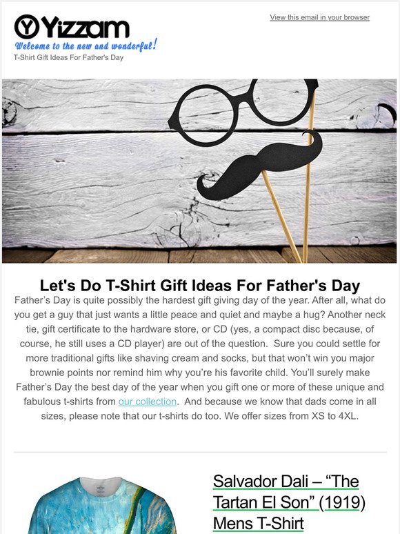 T-Shirt Gift Ideas For Father's Day