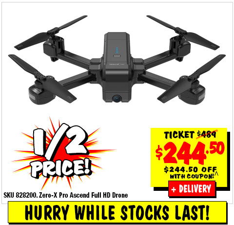 Jbhifi Com Au Exclusive 1 Day Only Coupon 1 2 Price Zero X Pro Drones Milled