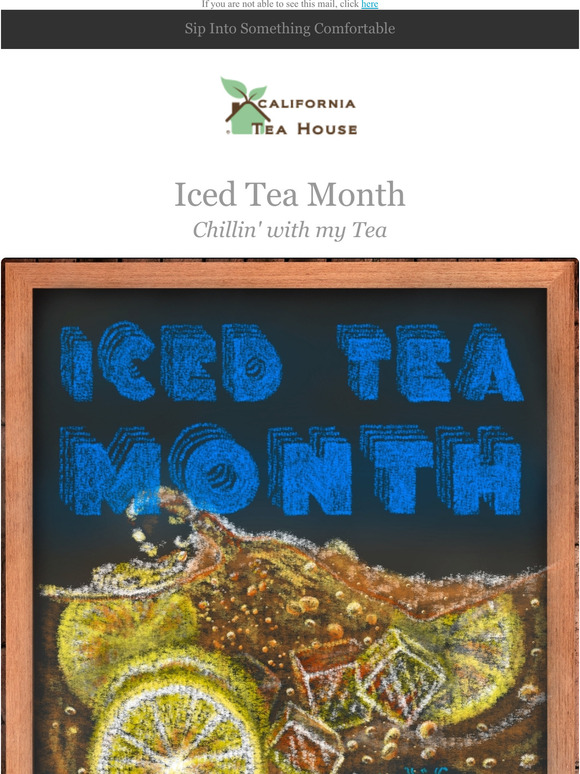  Iced Tea Month! 
