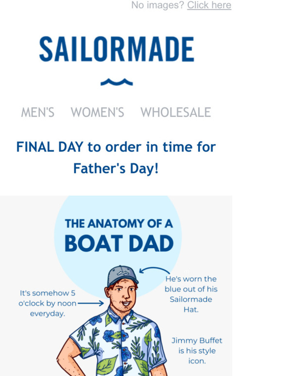 Final Day to order for Father's Day.