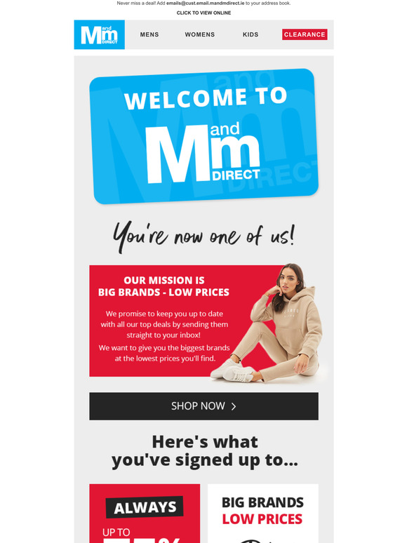 m&m direct mens clearance t shirts