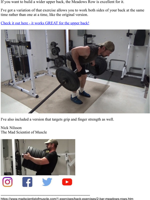 Los Mejores Ejercicios De Los Que Ha Oido Jamas Build a wider upper