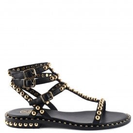 PLAY Sandals in Black Leather 