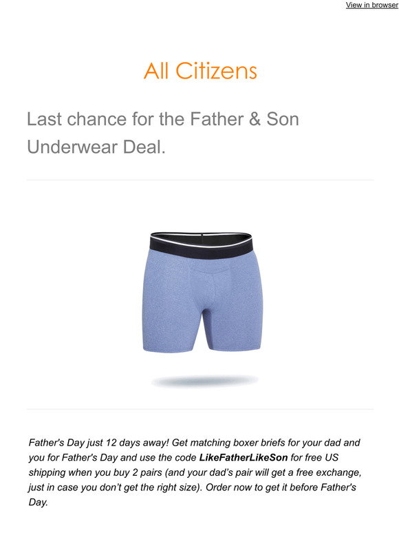 All Citizens: Last few days for the Father's day Bundle