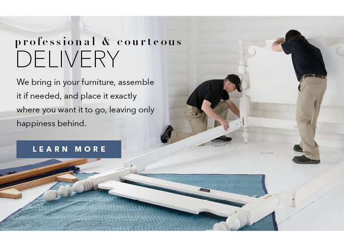 Learn more about our White-Glove Delivery >