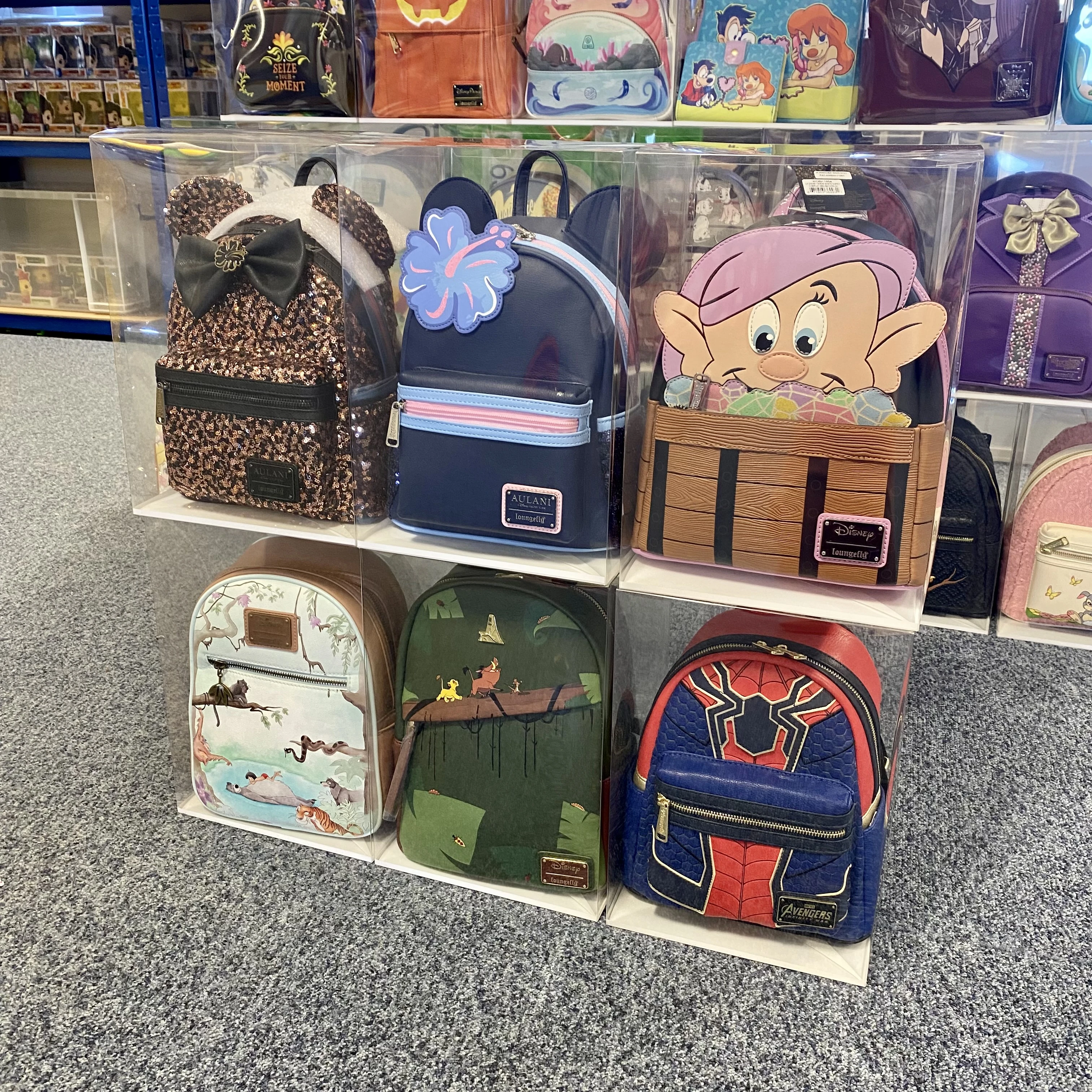 Loungefly discount bag display