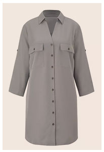 longline-collared-roll-sleeve-blouse