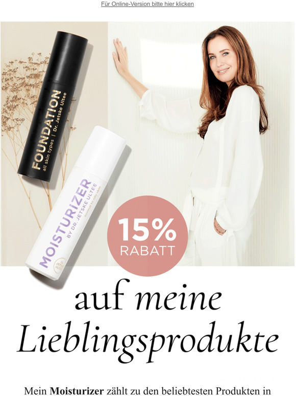 15% Rabatt auf meine Lieblingsprodukte